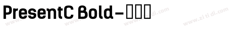 PresentC Bold字体转换
